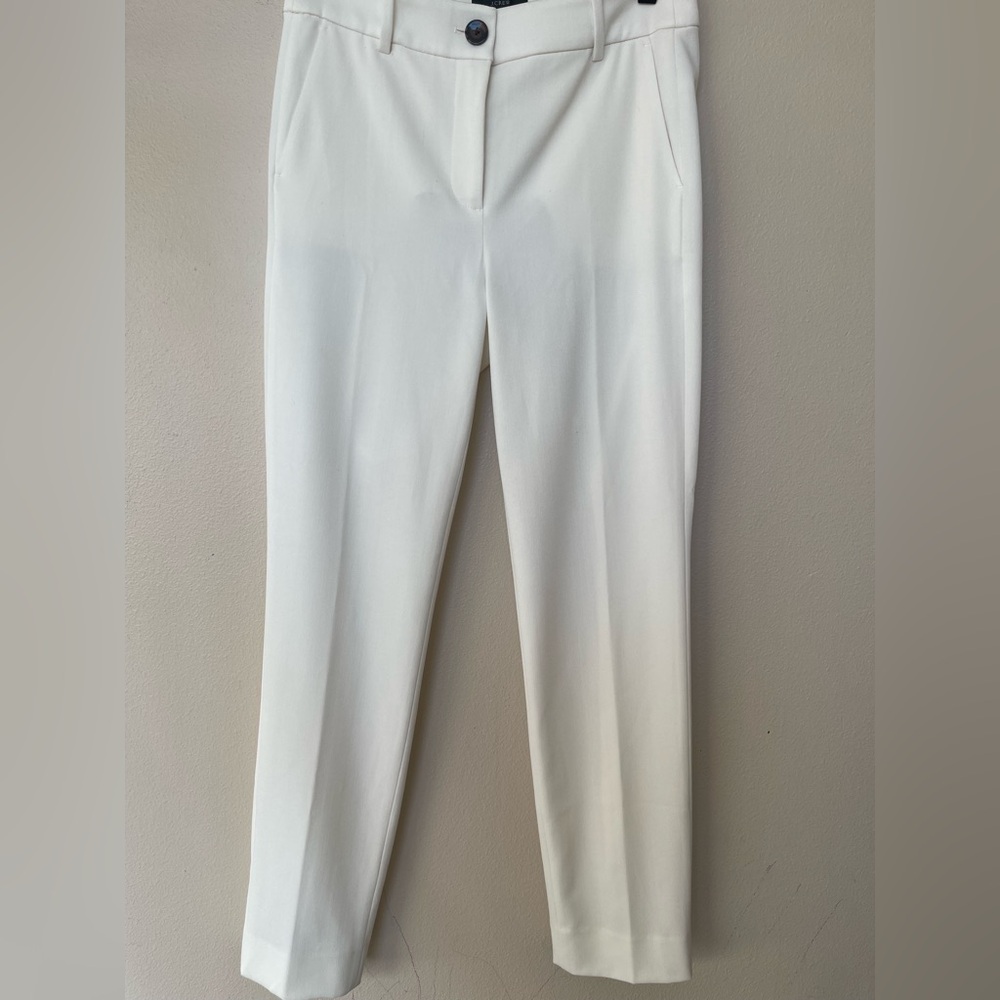 J. Crew Cream Trousers strait leg women’s size 0
